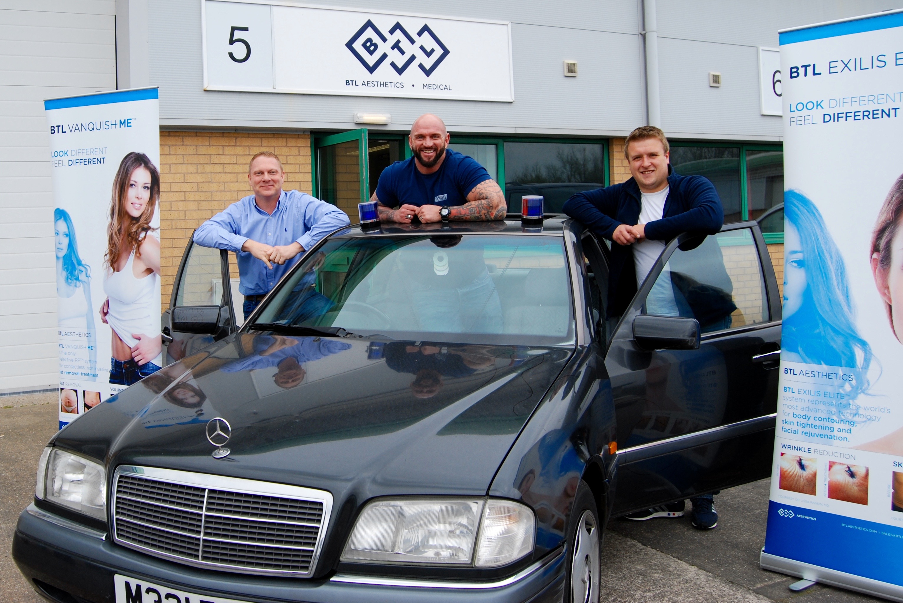 The BTL Aesthetics UK team has entered the Wacky Rally